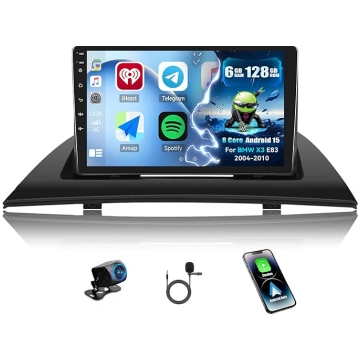 CAMECHO 6+128G 8-Kern Android 15 Autoradio für BMW