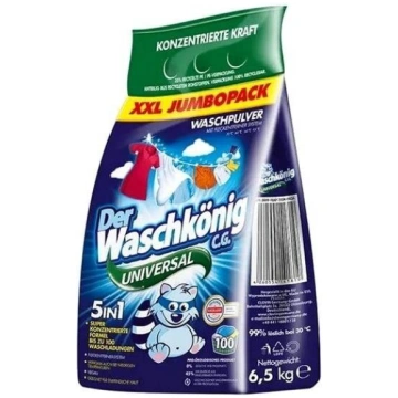 Veļas pulveris Waschkonig universal, 6,5 kg