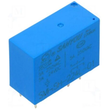 Relay: electromagnetic | DPDT | Ucoil: 24VDC | Ico