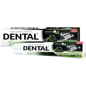 DENTAL DREAM Black & White Zobu pasta, 100 ml