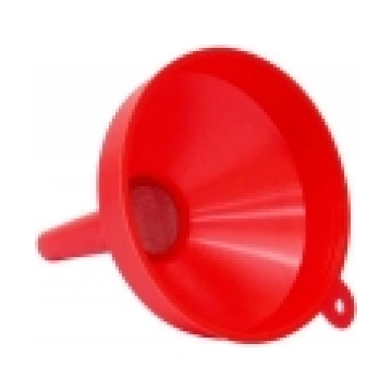 Plastic funnel,160mm strainer
