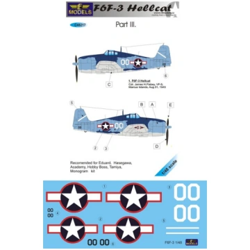 F6F-3 Hellcat Part III (For Eduard, Hasegawa, Acad