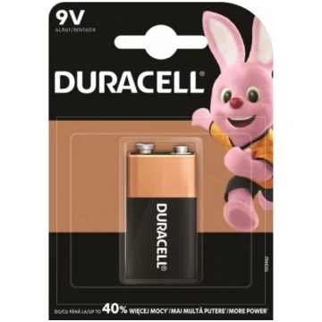 Baterija DURACELL Basic 9V, LR61, 1gb DUR-9V