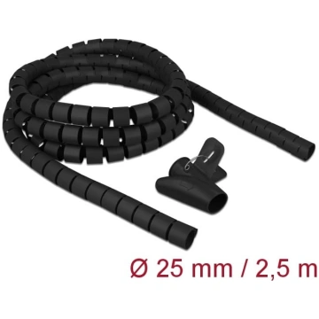 Delock Spiral Hose with Pull-in Tool 2.5 m x 25 mm