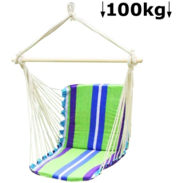 Šūpuļkrēsls 50x50cm/maks.100kg auduma/zaļš