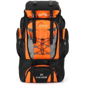 80L alpīnisma mugursoma Liela ietilpība Trekking m