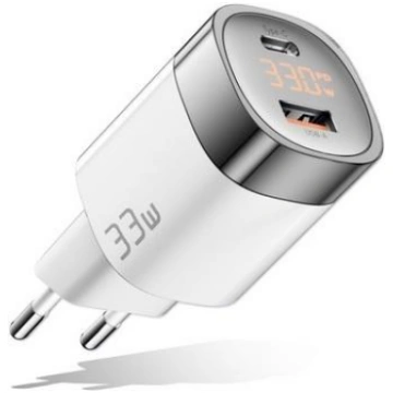 Charger GaN USB Type-C, USB Type-A: 33W, PPS SC230