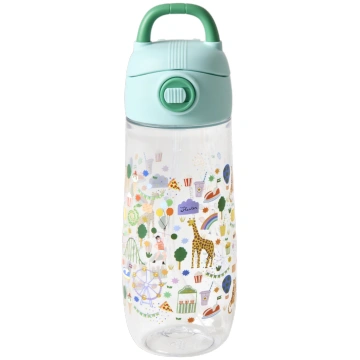 Rice - Plastic Kids Drinking Bottle with Fun Fair 
