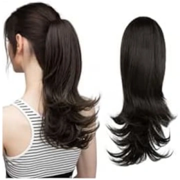 Sieviešu sintētisko Claw Clip-In Ponytail matu pag