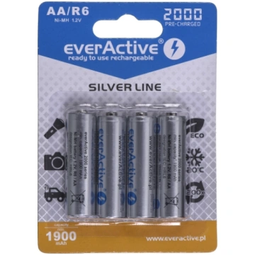 Rechargeable batteries everActive Ni-MH R6 AA 2000