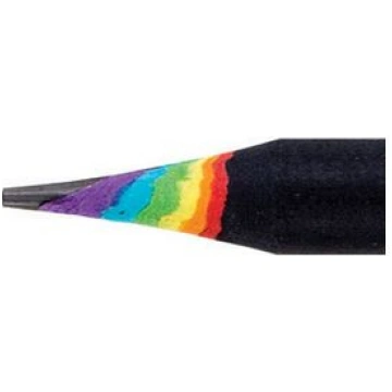 Parastais zīmulis HB "Rainbow" uzasināts, apaļveid