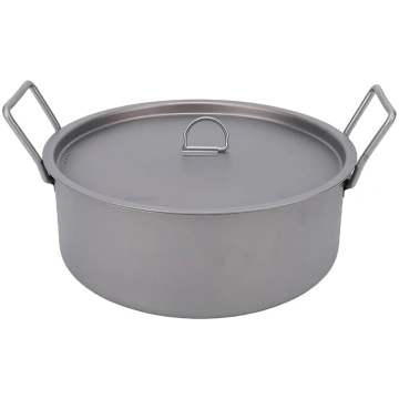 2,3 l Ti zupa katls, viegls pārnēsājams zupa katls