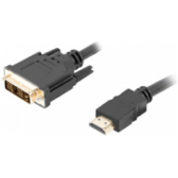LANBERG HDMI LĪDZ DVI-D KABELIM, VIENSAVIENOJUMS A