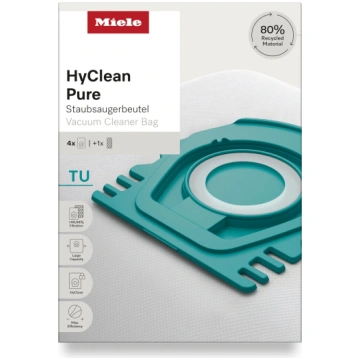 MIELE HyClean Pure TU dust bags, 4-pack (12557060)