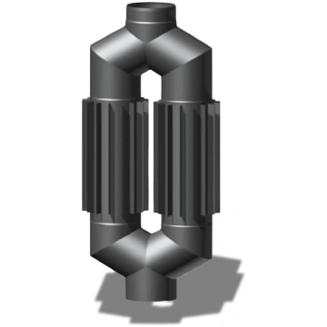 Dūmvada siltuma radiators / +40% efektivitāte / DA