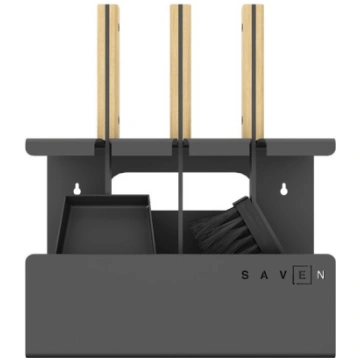 Kamīna instrumentu komplekts SAVEN 1S White SS/1S/