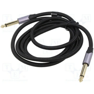 Cable; Jack 3.5mm 3pin plug,Jack 6,3mm 3pin plug; 