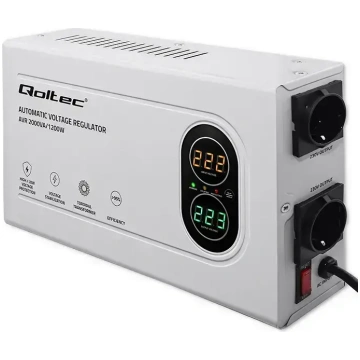 Qoltec Automātiskais sprieguma stabilizators AVR 2