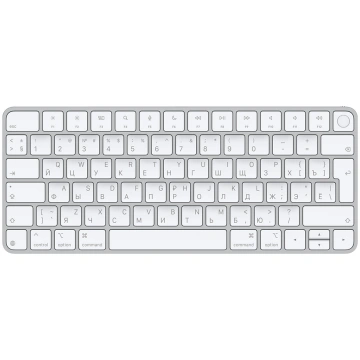 Apple Magic Keyboard with Touch ID, RUS, balta - B