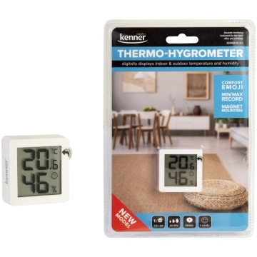 Termometrs-higrometrs telpām KENNER DT-312