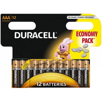 Duracell Basic Economy Pack AAA X12 Batteries (AAA