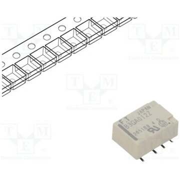 Relay: electromagnetic; DPDT; Ucoil: 12VDC; 2A; 0.