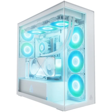 ARCTIC Xtender VG (Balts) E-ATX datora korpuss ar 