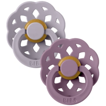 BIBS Boheme Fossil grey/Mauve (0-6m) Babyfans