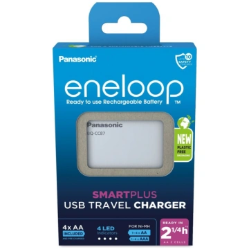 USB akumulatora lādētājs PANASONIC Eneloop Smartpl
