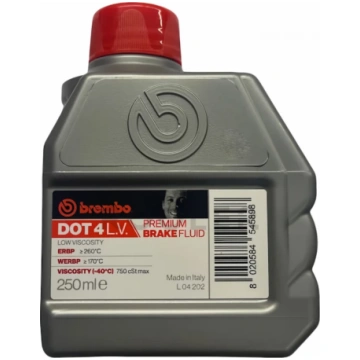 Bremžu eļļa (šķidrums) DOT4 250ml. BREMBO LA4202