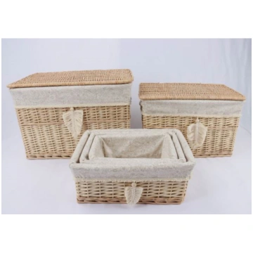 Basket WILLI TASSEL 53x33xH34cm 61032