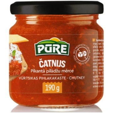 PŪRE Čatnijs Pīlādžu, 190g PURATOS