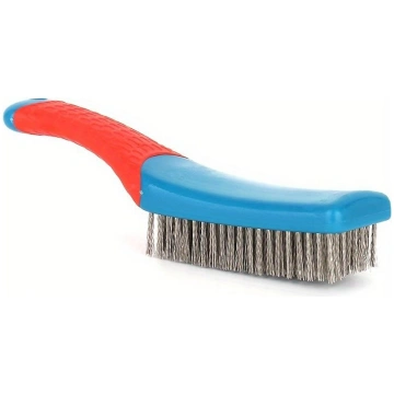 Heavy Duty Stainless Steel Wire Brush with Comfort