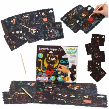 Radošais izdzēšamo karšu komplekts WOOPIE ART&FUN 