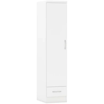 Nevada White One Door Wardrobe Wholesale Beds