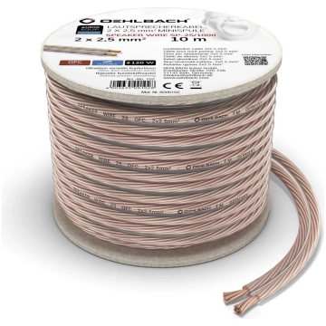 OEHLBACH Art. No. 102 Speaker Wire SP-25 2x2.5mm2 