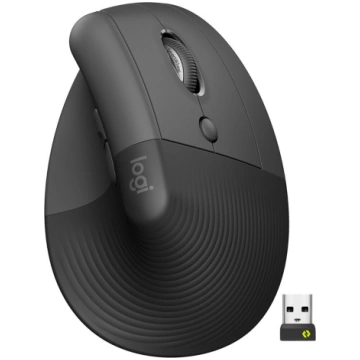 Logitech Lift Vertical Ergonomic Mouse, melna - Be