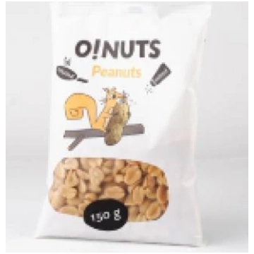 Zemesrieksti O!NUTS grauzdēti un sālīti, 150g