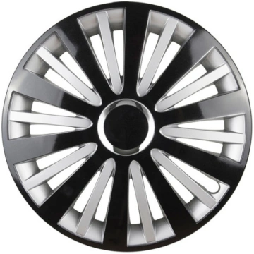 Dekoratīvā riteņu uzlika FALCON Black & Silver 14"