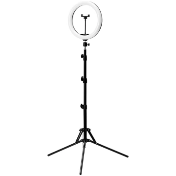 Kosmetoloģijas LED grima lampa ar statīvu GLOW RIN