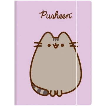 Spēcīga mape A4 Pusheen ar gumiju, 300g