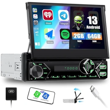 SIXWIN [2 + 64GB] 1 DIN Android 13 auto radio ar C