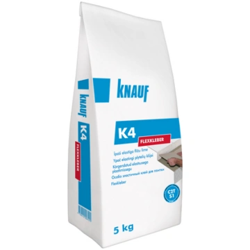 Elastīga flīžu līme K4 Knauf 5kg Pelēka