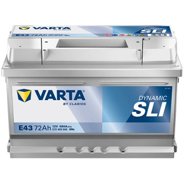 Akumulators Varta BD E43, 12 V, 72 Ah, 680 A