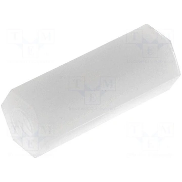 Screwed spacer sleeve | hexagonal | polyamide | M4