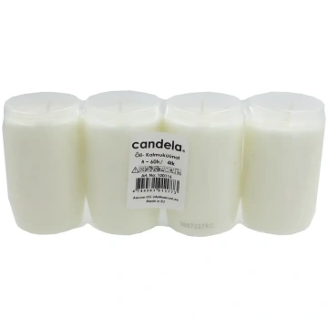 Candela Set of 4 grave candles, oil-burning, appro