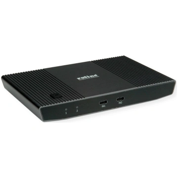 Roline KVM Switch, with USB Hub, HDMI 4K@60Hz, 2x 