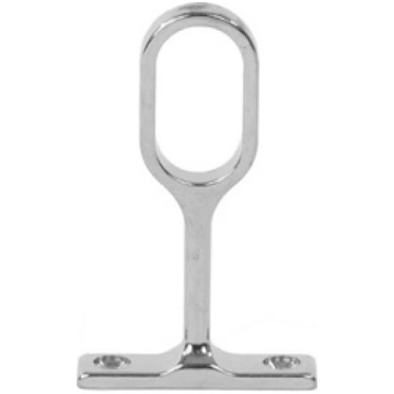 TUBE HANGER OVAL D25.SCREWES. CHROME 000040185200 