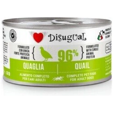 DISUGUAL MonoProtein konservi suņiem ar paipalām 1