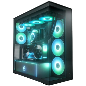 Case ARCTIC EATX Black Midi Tower PC Xtender VG (M